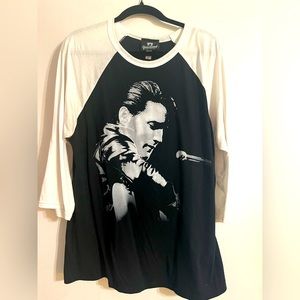 Elvis Presley Baseball Tee, size XL - 68 comeback specail!